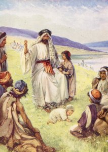 Jesus Teaching His Friends by Evelyn Stuart Hardy