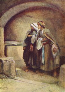 Peter and John Run to the Tomb by Evelyn Stuart Hardy