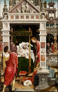 Scene from the life of Saint Roch by Everaert Orley
