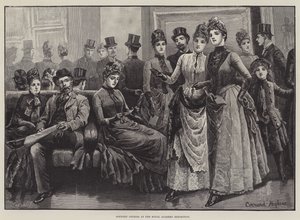 Country Cousins at the Royal Academy Exhibition by Everard Hopkins