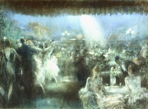 Rooftop Cafe by Everett Shinn