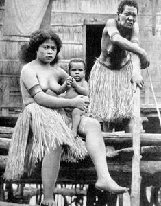 A Mother and Her Child, Papua, New Guinea, 1936