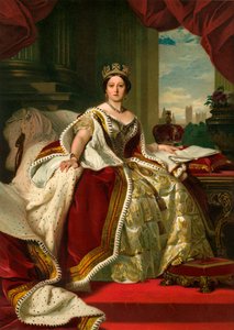 Her Majesty The Queen in Her Robes of State