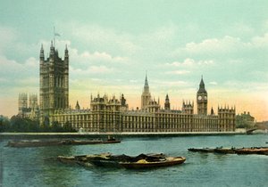 The Houses of Parliament, c1900s