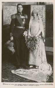 Wedding of Crown Prince Gustaf Adolf of Sweden and Lady Louise Mountbatten, 1923 by F.A Swaine