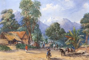 Village in the Himalayas