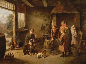 A Day at the Forge, 1887 by F.G. Pasmore