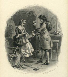 Barnaby Rudge: Dolly Varden and Joe Willet