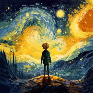 Abstract Paintings, The Little Prince by F. Abderrahim