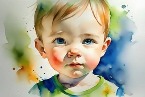 Beautiful Baby Portrait