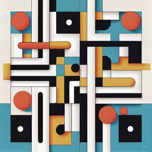 Canvas Wall Decor in a Minimalist and Postmodern Interior Design Style