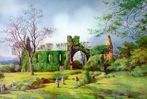 Grey Abbey, County Down, Northern Ireland by F. C. Varley