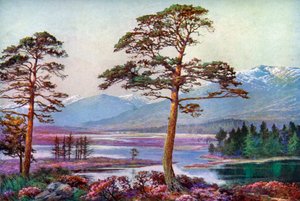 On Loch Tulla, Black Mount, Argyllshire, Scotland, 1924-1926