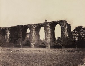 Roman Aqueduct, Beaunant, France, c. 1857
