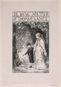 Title Page for Th. Lange "The Bright Nights" by F. Hendriksen