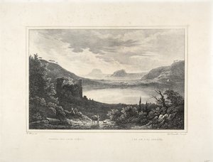 View of Lake Averno by F. Homer