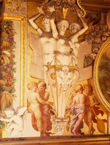 Frescoes and stucco works in Francis I