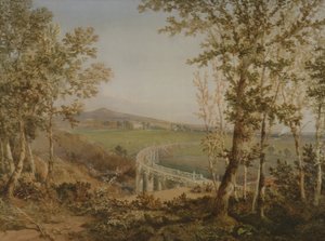 A View of the Same Railway Viaduct Seen from Above, c.1849 by F. S. Cook
