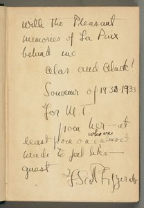 Signed copy of 
