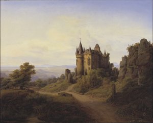 Bürresheim Castle by the Eifel River