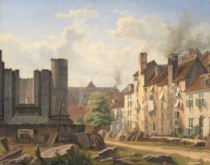 View of the Marble Square with the Ruins of the Uncompleted Frederik