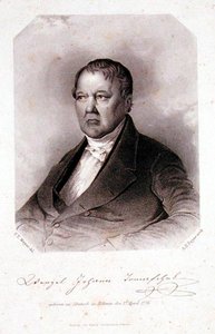 Portrait of Wenzel Johann Tomaschek (1774-1850) engraved by Albert Henry Payne (1812-1902)