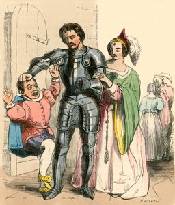 The Knight Seizing Prince Peter by F. Tayler