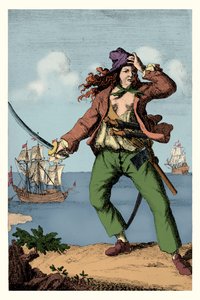 Mary Read - English female pirate by F. Wentworth