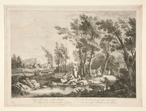 Landscape with Ruins, from a Series of 4 by Fabio Berardi