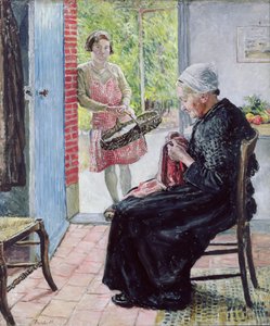 At the Thatched Cottage, 1921