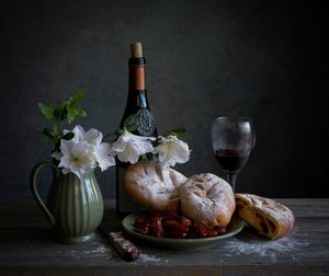 Rustic Wine and Bread