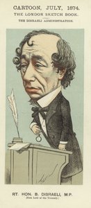 Caricature of Benjamin Disraeli
