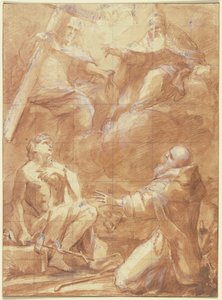 John the Baptist and Saint Anthony Behold God the Father