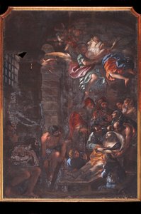 The Death of St. Roch in a Prison Cell in Arona by Federico Bianchi
