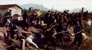 The Battle of Varese, c.1862 by Federico Faruffini