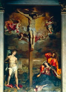Crucifixion with Virgin and Saints
