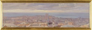 View of Genoa by Federico Maragliano