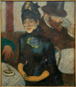 At the Café by Federico Zandomeneghi