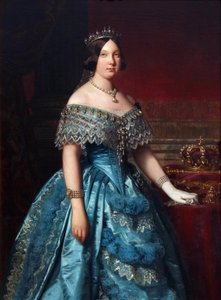 Portrait of Isabella II of Spain by Federico de Madrazo y Kuntz