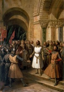 The Election of Godfrey of Bouillon as the King of Jerusalem on July 23, 1099