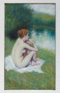After the Bath by Federigo Zandomeneghi
