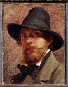 Self-portrait by Fedor Andreevich Bronnikov