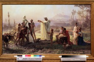Ancient Greece: Ceremony in Honor of the God Hermes by Fedor Andreevich Bronnikov
