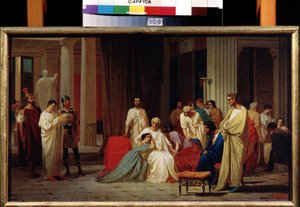 The Reading of the Death Sentence of Roman Senator Publius Clodius Thrasea Paetus in 66 AD