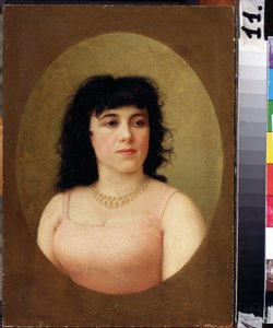 Portrait of the Italian Ballerina Virginia Zucchi (1849-1930) by Fedor Andreevich Bronnikov