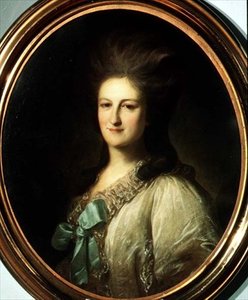 Portrait of V. Novosilcheva by Fedor Stepanovich Rokotov