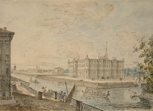 View of the Michael Palace in Saint Petersburg