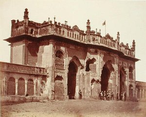 A Gateway in Lucknow by Felice Beato