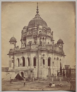 The Tomb of Saadat Ali in the Kaiserbagh Palace by Felice A. Beato