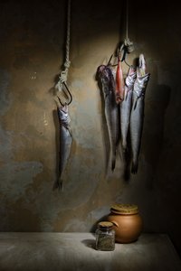 Rustic Fish Still Life
